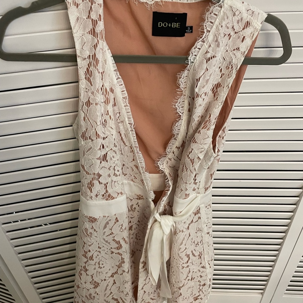 Stunning white lace dress